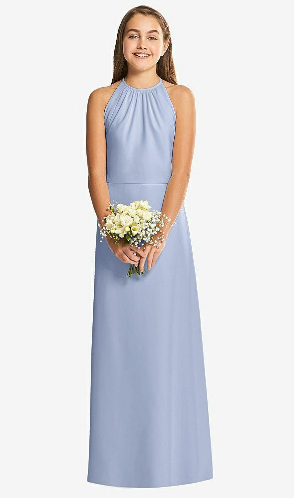 Front View - Sky Blue Social Junior Bridesmaid Style JR547