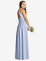 Rear View Thumbnail - Sky Blue Social Junior Bridesmaid Style JR547