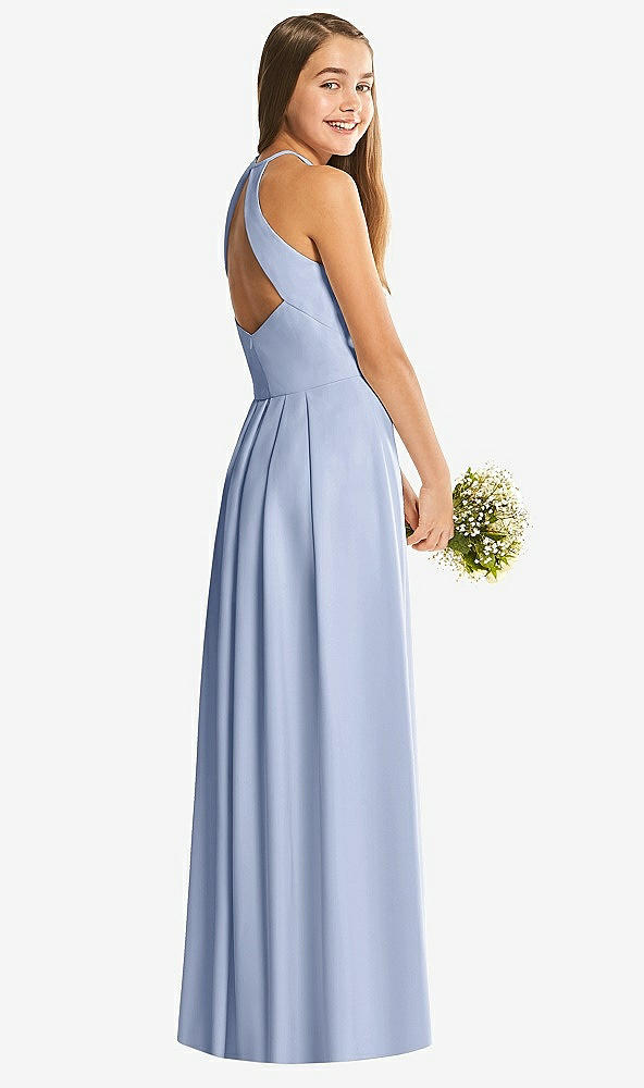 Back View - Sky Blue Social Junior Bridesmaid Style JR547