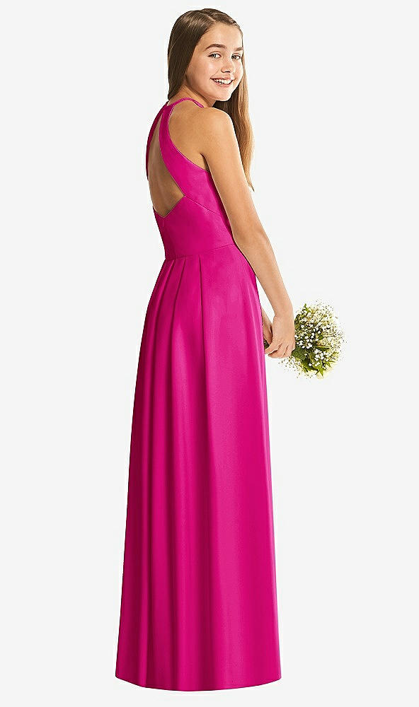 Back View - Think Pink Social Junior Bridesmaid Style JR547