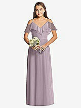 Front View Thumbnail - Lilac Dusk Dessy Collection Junior Bridesmaid Dress JR548