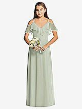 Front View Thumbnail - Celadon Dessy Collection Junior Bridesmaid Dress JR548