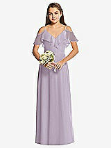 Front View Thumbnail - Lilac Haze Dessy Collection Junior Bridesmaid Dress JR548