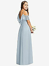 Rear View Thumbnail - Mist Dessy Collection Junior Bridesmaid Dress JR548