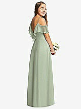 Rear View Thumbnail - Sage Dessy Collection Junior Bridesmaid Dress JR548