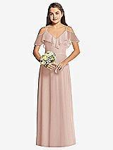 Front View Thumbnail - Toasted Sugar Dessy Collection Junior Bridesmaid Dress JR548