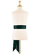 Alt View 1 Thumbnail - Evergreen Satin Twill Flower Girl Sash