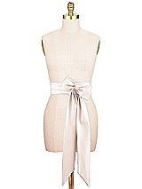 Alt View 1 Thumbnail - Cameo Satin Twill Wedding Sash