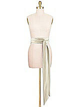 Front View Thumbnail - Champagne Satin Twill Wedding Sash