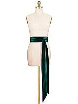 Front View Thumbnail - Evergreen Satin Twill Wedding Sash