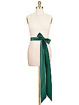 Alt View 2 Thumbnail - Hunter Green Satin Twill Wedding Sash