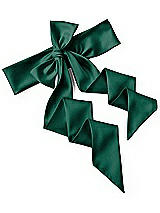 Rear View Thumbnail - Hunter Green Satin Twill Wedding Sash