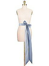 Alt View 2 Thumbnail - Larkspur Blue Satin Twill Wedding Sash