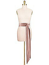 Front View Thumbnail - Neu Nude Satin Twill Wedding Sash