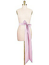 Alt View 2 Thumbnail - Powder Pink Satin Twill Wedding Sash