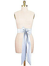 Alt View 1 Thumbnail - Sky Blue Satin Twill Wedding Sash