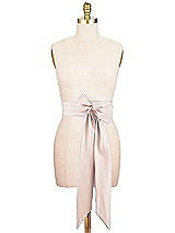 Alt View 1 Thumbnail - Toasted Sugar Satin Twill Wedding Sash