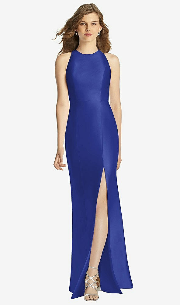 Front View - Cobalt Blue Bella Bridesmaid Dress BB121