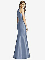 Rear View Thumbnail - Larkspur Blue Bella Bridesmaid Dress BB121