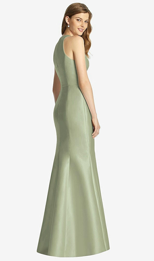 Back View - Sage Bella Bridesmaid Dress BB121