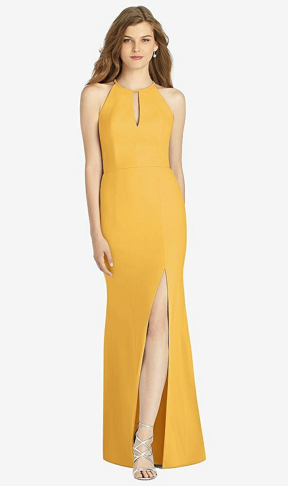 Front View - NYC Yellow Bella Bridesmaid Dress BB122