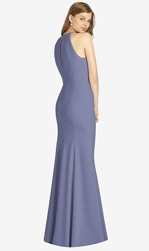 Back View - French Blue Bella Bridesmaid Dress BB122