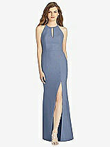 Front View Thumbnail - Larkspur Blue Bella Bridesmaid Dress BB122