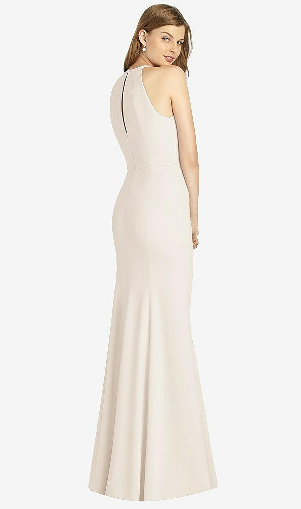 Back View - Oat Bella Bridesmaid Dress BB122