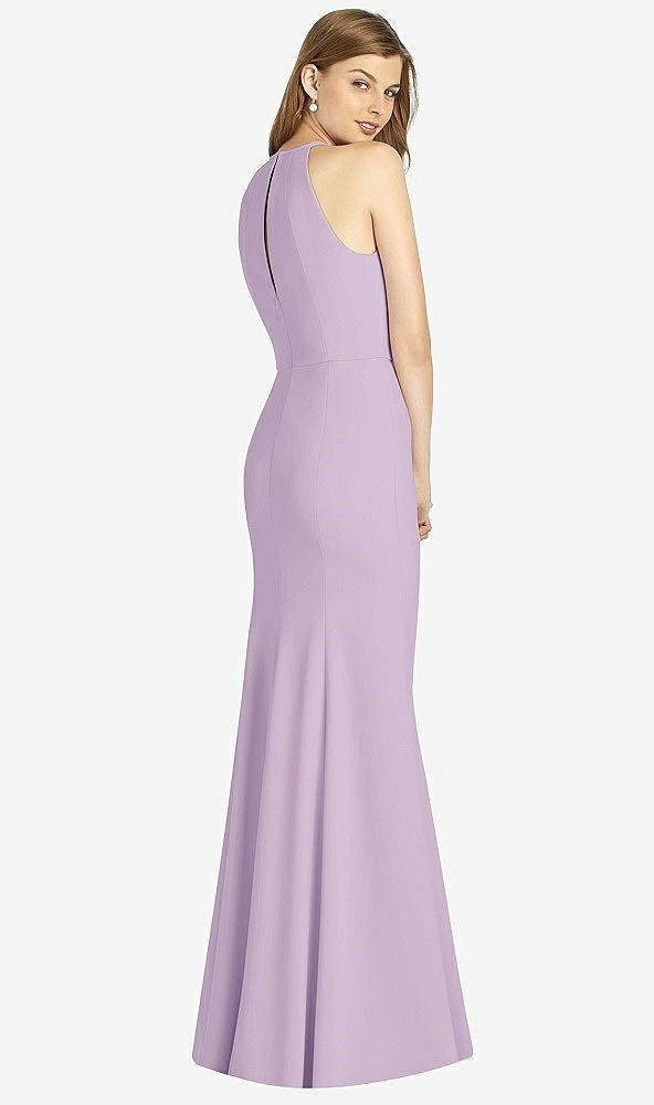 Back View - Pale Purple Bella Bridesmaid Dress BB122