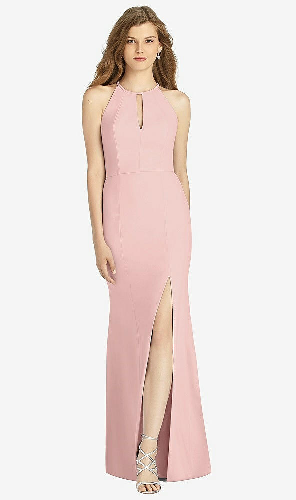 Front View - Rose - PANTONE Rose Quartz Bella Bridesmaid Dress BB122