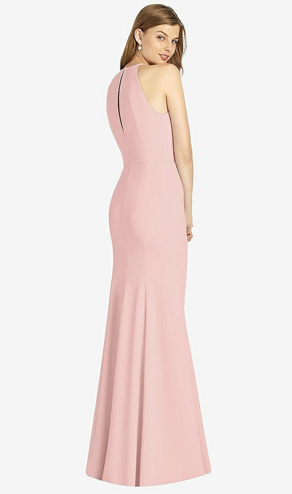 Back View - Rose - PANTONE Rose Quartz Bella Bridesmaid Dress BB122