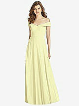 Front View Thumbnail - Butter Yellow Bella Bridesmaid Dress BB123