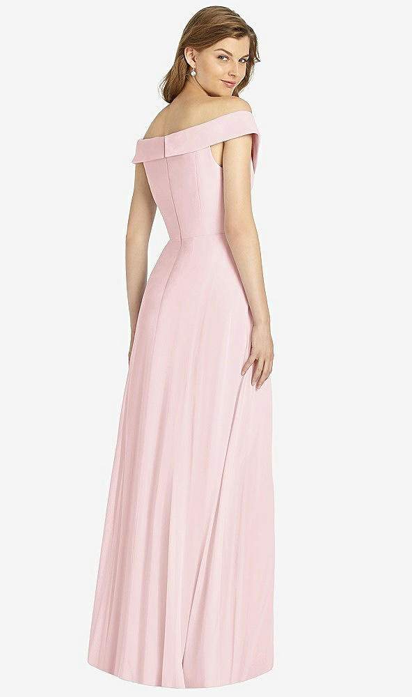 Back View - Ballet Pink Bella Bridesmaid Dress BB123