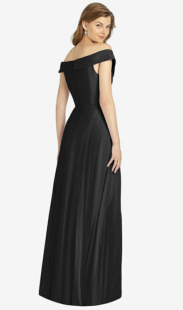 Back View - Black Bella Bridesmaid Dress BB123