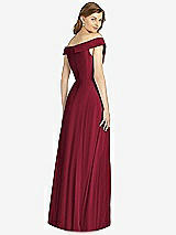 Rear View Thumbnail - Burgundy Bella Bridesmaid Dress BB123