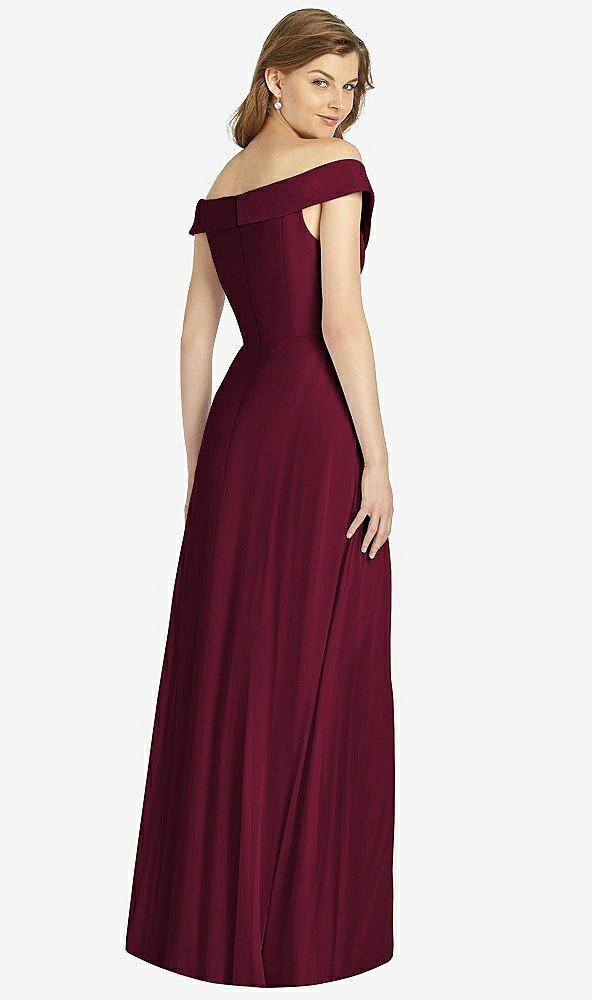 Back View - Cabernet Bella Bridesmaid Dress BB123