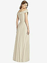 Rear View Thumbnail - Champagne Bella Bridesmaid Dress BB123