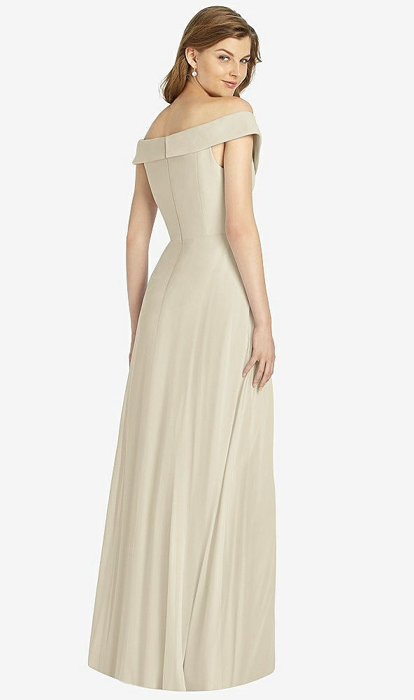 Back View - Champagne Bella Bridesmaid Dress BB123