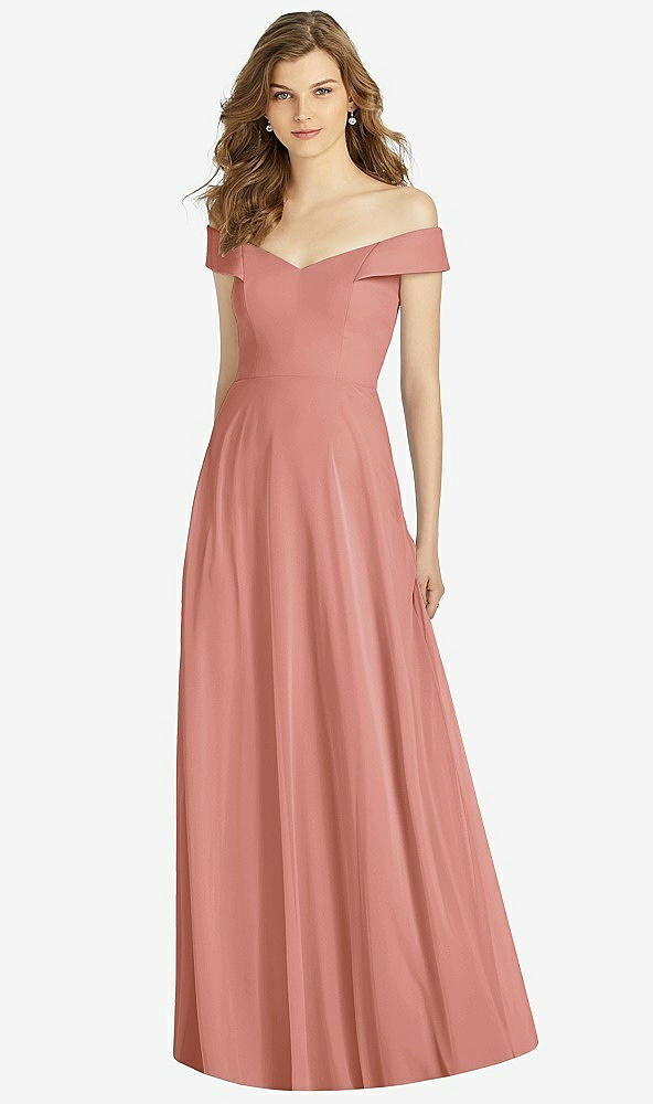 Front View - Desert Rose Bella Bridesmaid Dress BB123