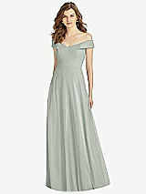 Front View Thumbnail - Willow Green Bella Bridesmaid Dress BB123