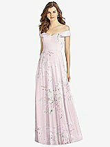 Front View Thumbnail - Watercolor Print Bella Bridesmaid Dress BB123