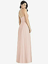 Rear View Thumbnail - Cameo Strapless Notch Chiffon Maxi Dress