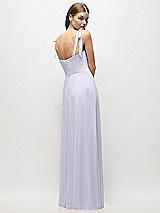 Alt View 3 Thumbnail - Silver Dove Tie-Shoulder Chiffon Maxi Dress with Front Slit