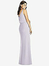 Rear View Thumbnail - Moondance Blouson Bodice Mermaid Dress with Front Slit