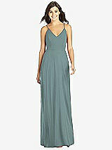 Front View Thumbnail - Icelandic Criss Cross Back A-Line Maxi Dress