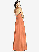 Rear View Thumbnail - Sweet Melon Criss Cross Back A-Line Maxi Dress