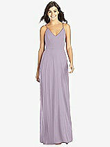 Front View Thumbnail - Lilac Haze Criss Cross Back A-Line Maxi Dress