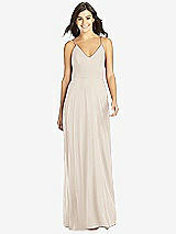 Front View Thumbnail - Oat Criss Cross Back A-Line Maxi Dress