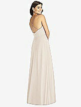 Rear View Thumbnail - Oat Criss Cross Back A-Line Maxi Dress