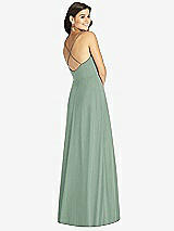 Rear View Thumbnail - Seagrass Criss Cross Back A-Line Maxi Dress